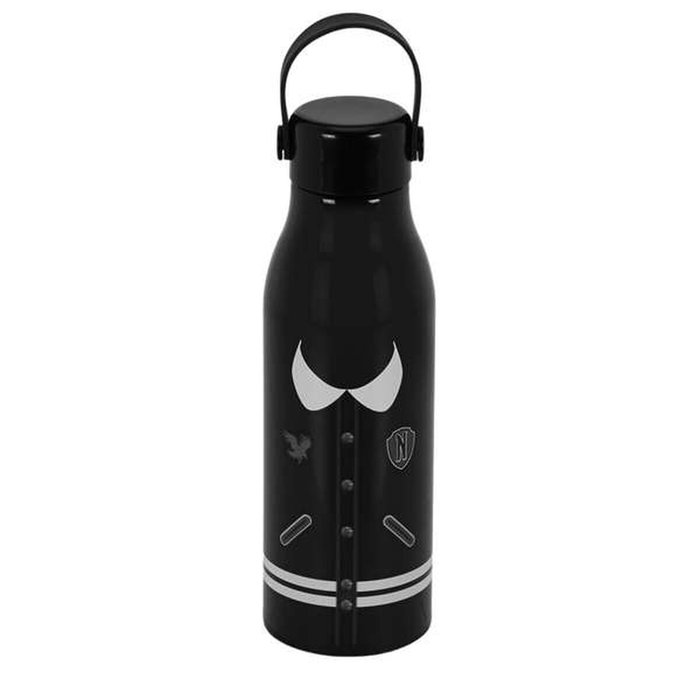 KARACTERMANIA Botella Varsity Miércoles en Negro