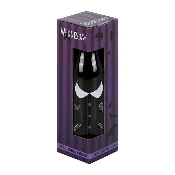 KARACTERMANIA Botella Varsity Miércoles en Negro