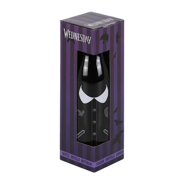 KARACTERMANIA Botella Varsity Miércoles en Negro