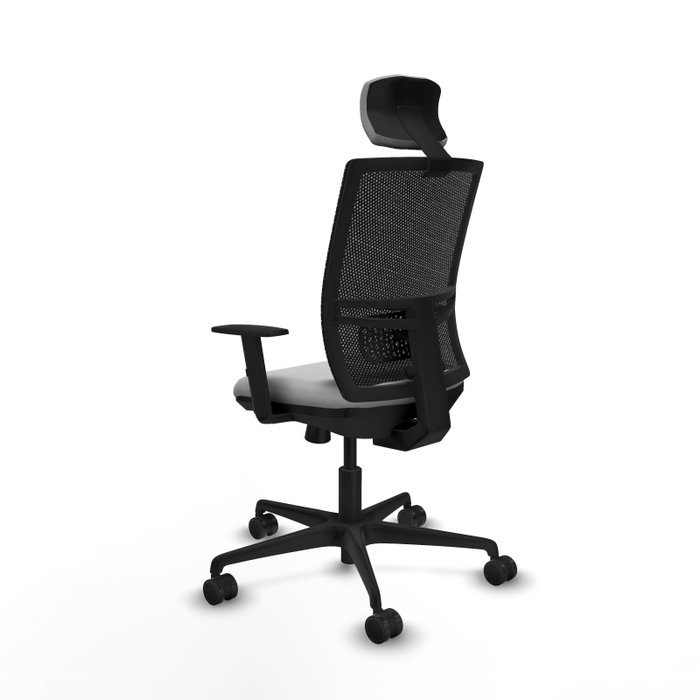 PIQUERAS Y CRESPO Silla de oficina Yunquera Gris claro y Negro PIQUERAS Y CRESPO Silla de oficina Yunquera Gris claro y Negro