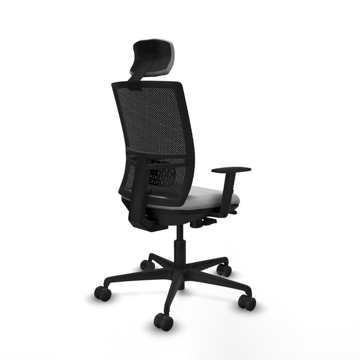 PIQUERAS Y CRESPO Silla de oficina Yunquera Gris claro y Negro PIQUERAS Y CRESPO Silla de oficina Yunquera Gris claro y Negro