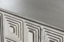 DKD Home Decor Buffet de Mango y Metal Blanco Desgastado 180x39,5x80