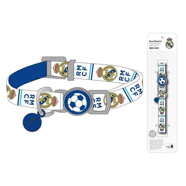 Cerdá Collar para Gato Real Madrid Azul Talla Única