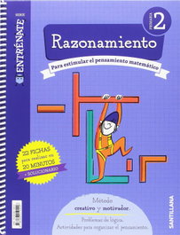 SANTILLANA, Cuaderno Razonamiento 2º Primaria (Entrénate)