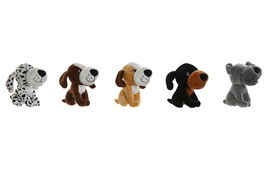 DKD Home Decor Peluche Perros Multicolor 10 x 14 x 10 cm (10 Unidades)