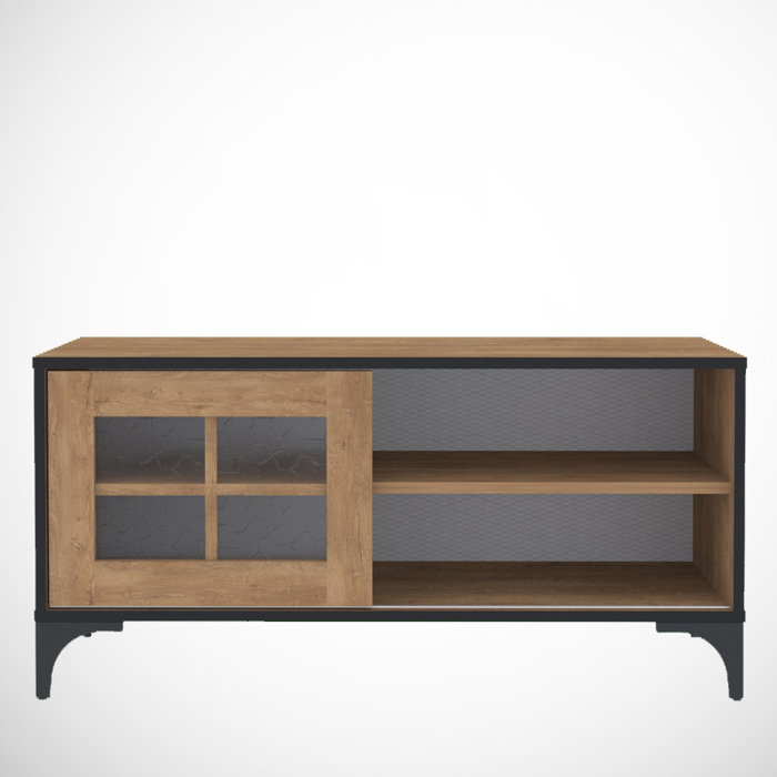 Hanah Home Soporte de TV 100 - Oak 100cm Ancho x 54cm Alto x 42cm Profundo