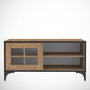 Hanah Home Soporte de TV 100 - Oak 100cm Ancho x 54cm Alto x 42cm Profundo