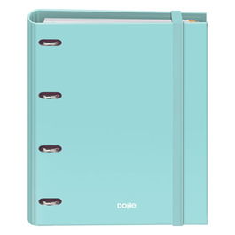 Carpebloc Dohe Serenity A4 4 Anillas Mixtas 35 Mm Con Recambio 100Hj. 90Gr. Cuadric.5X5 Verde