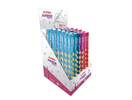 Alpino Junior Trimax+ Lápices de Grafito Hb Expositor 36 Unidades