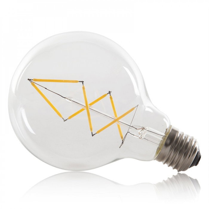 Bombilla LED Filamento E27 4W 288Lm 2000K G95 40.000H HO-LF-G95FI-E27-6WWW Bombilla LED Filamento E27 4W 288Lm 2000K G95 40.000H HO-LF-G95FI-E27-6WWW