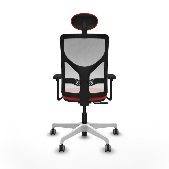 PIQUERAS Y CRESPO Silla de oficina Motilla Naranja oscuro y Blanco PIQUERAS Y CRESPO Silla de oficina Motilla Naranja oscuro y Blanco