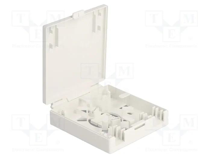 DeLOCK Caja de conexión de fibra óptica para montaje en pared 2 x SC Simplex o LC Duplex, blanco DeLOCK Caja de conexión de fibra óptica para montaje en pared 2 x SC Simplex o LC Duplex, blanco