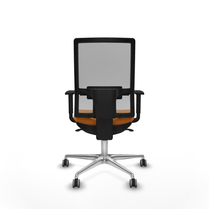 PIQUERAS Y CRESPO Silla de oficina Horna con mecanismo Sincro, Naranja y Gris PIQUERAS Y CRESPO Silla de oficina Horna con mecanismo Sincro, Naranja y Gris