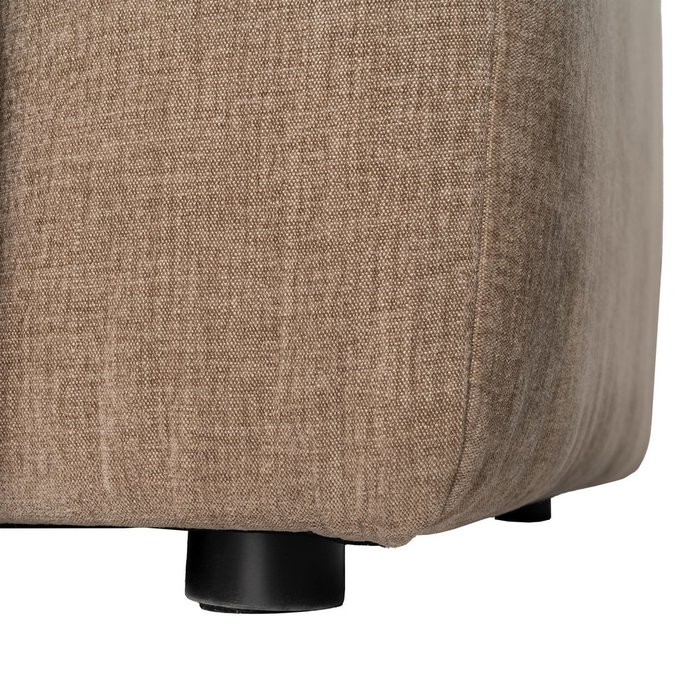 Sofá Chaise Longue Izquierda Beige 307 X 202 X 81 cm