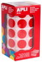 Apli Gomets Redondos 20mm Rojo Rollo 1770 Unidades