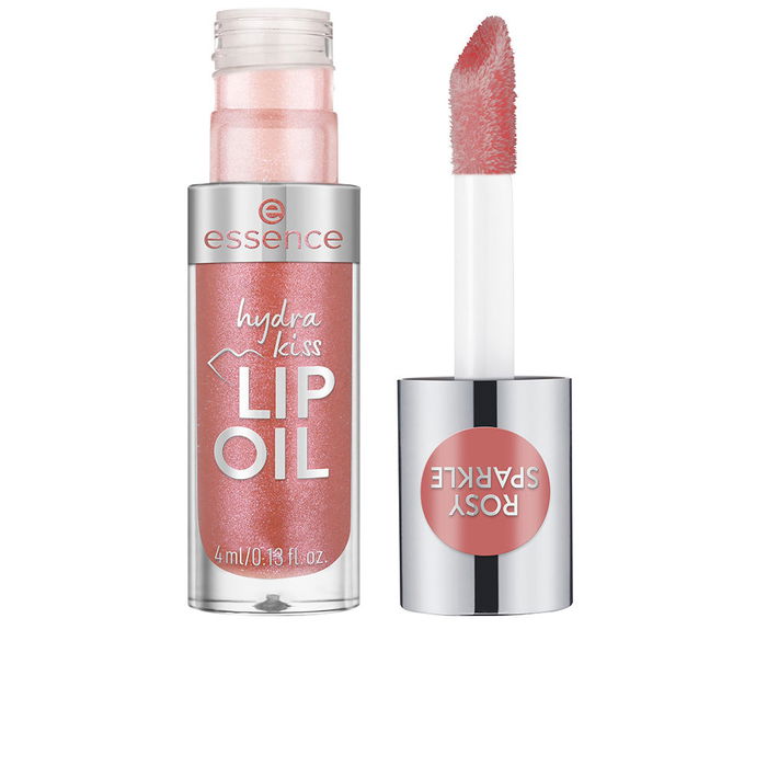 Essence HYDRA KISS Aceite de Labios #11 Rosy Sparkle 4 ml | Brillo Hidratante con Ácido Hialurónico, Aceite de Jojoba y Vitamina E Essence HYDRA KISS Aceite de Labios #11 Rosy Sparkle 4 ml | Brillo Hidratante con Ácido Hialurónico, Aceite de Jojoba y Vitamina E