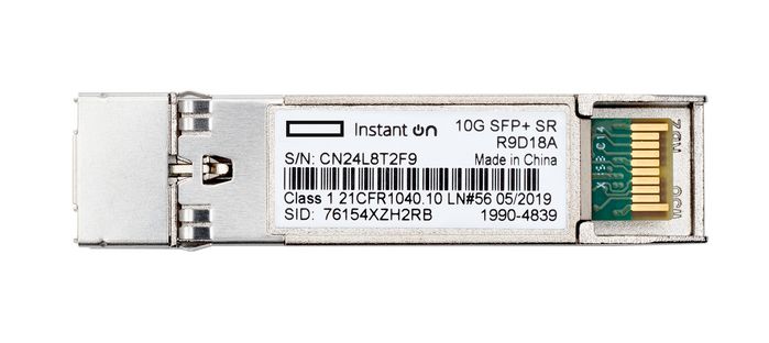 Hewlett Packard Enterprise Aruba Instant On 10G SFP+ LC SR 300m OM3 MMF Transceiver