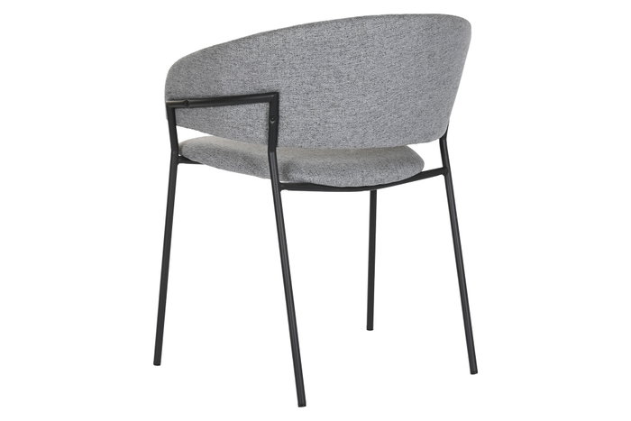 DKD Home Decor Silla de Poliester y Metal Gris Claro DKD Home Decor Silla de Poliester y Metal Gris Claro