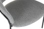 DKD Home Decor Silla de Poliester y Metal Gris Claro