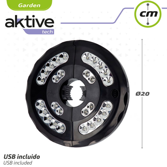 AKTIVE Lámpara para Parasol LED