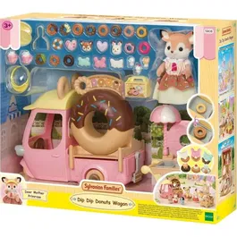 Sylvanian Families El Carrito de Donuts 5808 - Juguete de Colección para Niños