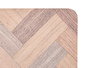 Kinvara Alfombra Cocina Efecto Madera 50x120 cm Poliéster Antideslizante (Set de 12)