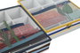 DKD Home Decor Caja Infusiones Teide 2023, Azul Verde, 24 x 6.5 x 24 cm