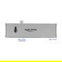 DeLOCK Dockingstation Dual USB Type-C con HDMI, USB 3.2, Lector de Tarjetas SD y Power Delivery 3.0 para PC Portátil - Estación de Acoplamiento