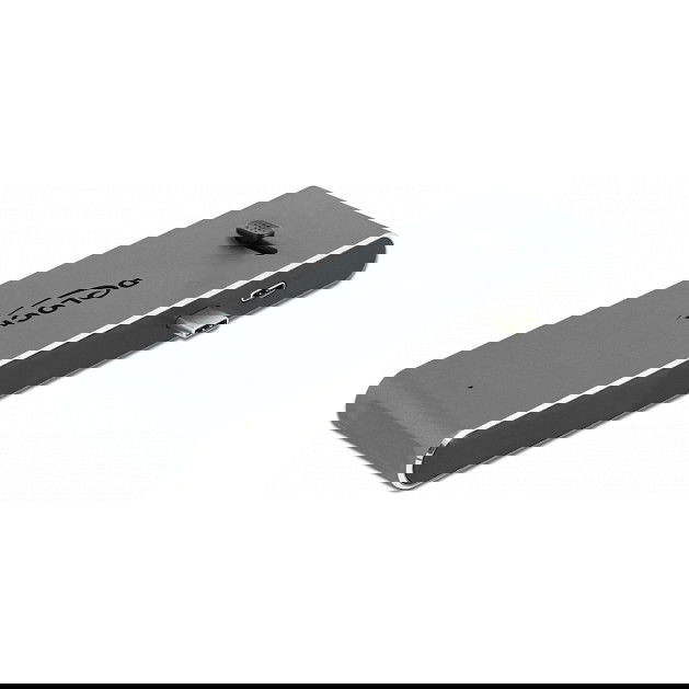 DeLOCK Dockingstation Dual USB Type-C con HDMI, USB 3.2, Lector de Tarjetas SD y Power Delivery 3.0 para PC Portátil - Estación de Acoplamiento