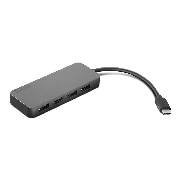 Lenovo 4X90X21427 Hub USB-C a 4 Puertos USB Gris