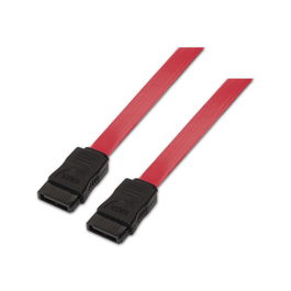 AISENS - CABLE SATA III DATOS 6G DATOS, ROJO, 0.5M