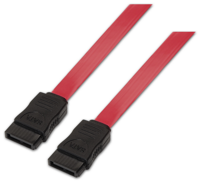 Aisens A130-0153 Cable SATA III 0,5m Rojo/Negro