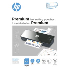 HP 9122 Fundas para Plastificar DIN A4, 125 Micras, 25 Unidades
