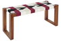 DKD Home Decor Descalzadora Acacia Algodón Marrón