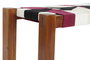 DKD Home Decor Descalzadora Acacia Algodón Marrón