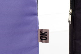 DKD Home Decor Funda Ipad Moderno Negro Azul Nylon Poliester 36 x 28 x 2 cm (12 Unidades)