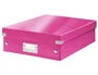 LEITZ Caja para Almacenamiento Click&Store Mediana Fucsia