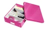 LEITZ Caja para Almacenamiento Click&Store Mediana Fucsia