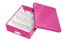 LEITZ Caja para Almacenamiento Click&Store Mediana Fucsia