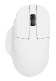 Keychron M7-A24 Ratón Ergonómico Inalámbrico 2.4Ghz/Bluetooth PixArt 3950 8K Blanco 30000 DPI