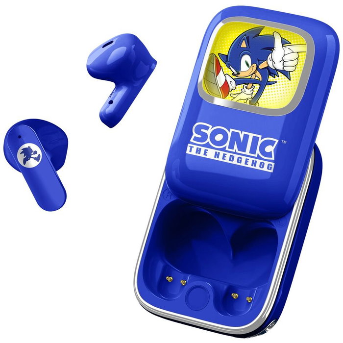 OTL TECHNOLOGIES Auriculares inalámbricos Sonic the Hedgehog TWS con diseño deslizante