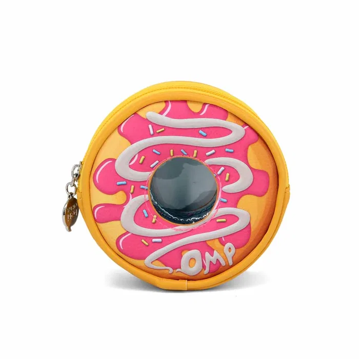 Oh My Pop Monedero Redondo Popnut Rosa 12x12x2cm