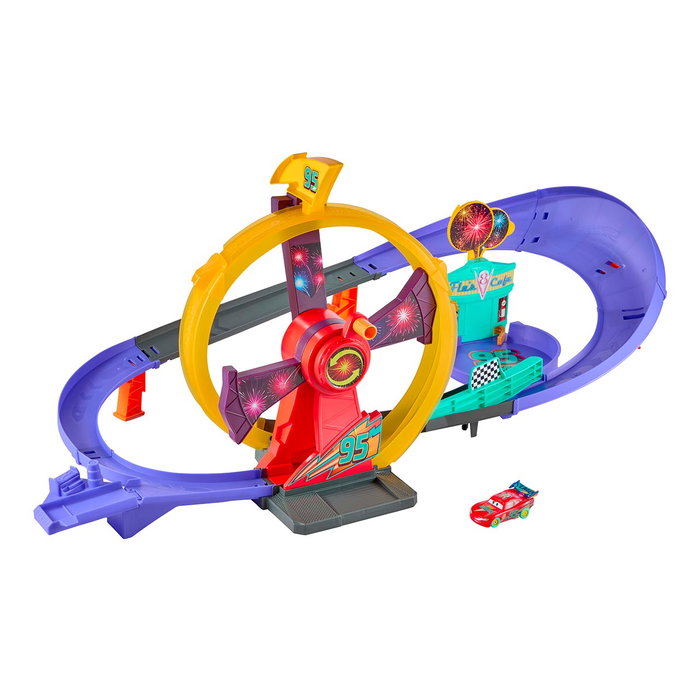 MATTEL Pista Celebración de Rayo McQueen Cars Disney Pixar MATTEL Pista Celebración de Rayo McQueen Cars Disney Pixar