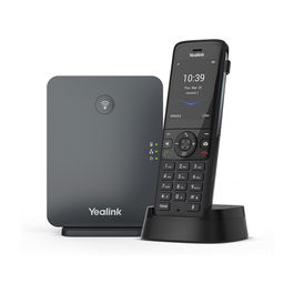 Yealink W78P Teléfono Móvil IP Inalámbrico DECT, Negro, Pantalla TFT 2.4", Bluetooth 5.1, Alcance 300m Exteriores