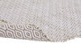 DKD Home Decor Alfombra 1 x 180 x 120 cm Natural Blanco Yute Poliéster 120 x 180 cm