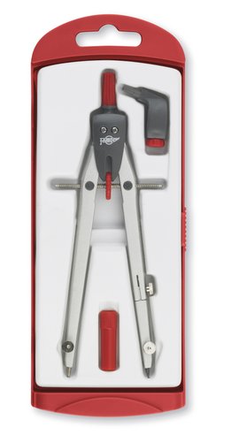Faibo Compases diseño 613-03 Rojo Diámetro máximo 28 cm Faibo Compases diseño 613-03 Rojo Diámetro máximo 28 cm