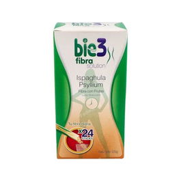 BIE 3 Fibra Con Frutas Solution 24 Sobres - Complemento dietético para saciar el apetito, favorecer la digestión y combatir el estreñimiento