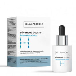 Bella Aurora Advanced Booster Ácido Hialurónico, Hidratación Intensa y Reparadora para la Piel, Mejora Elasticidad y Atenúa Arrugas