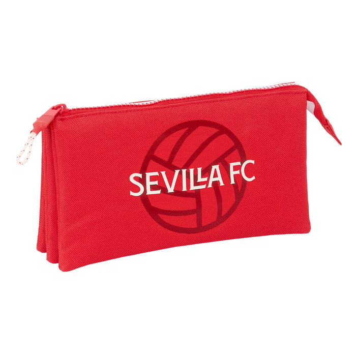 Safta Portatodo Triple Sevilla F.C. 22x12x3 cm Safta Portatodo Triple Sevilla F.C. 22x12x3 cm