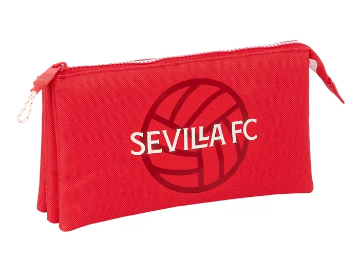 Safta Portatodo Triple Sevilla F.C. 22x12x3 cm Safta Portatodo Triple Sevilla F.C. 22x12x3 cm